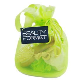 Банный набор Beauty Format, мочалка, щетка для волос, пемза натуральная (45849-4377)
Банный набор Beauty Format, мочалка, щетка для волос, пемза натуральная (45849-4377)