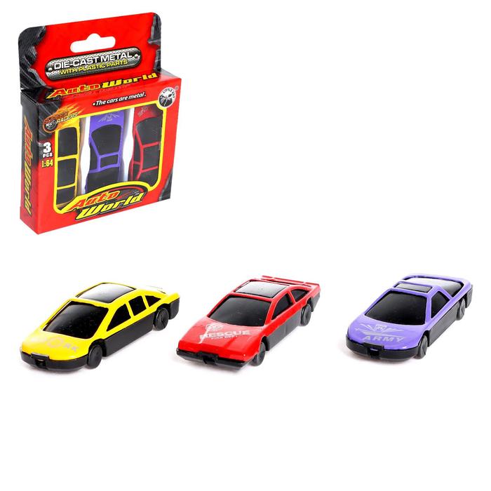Набор металлических машин «Гонки», 3 шт.
Набор металлических машин «Гонки», 3 шт.