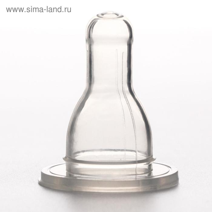 Соска силиконовая на бутылочку, от 6 мес., быстрый поток
Соска силиконовая на бутылочку, от 6 мес., быстрый поток