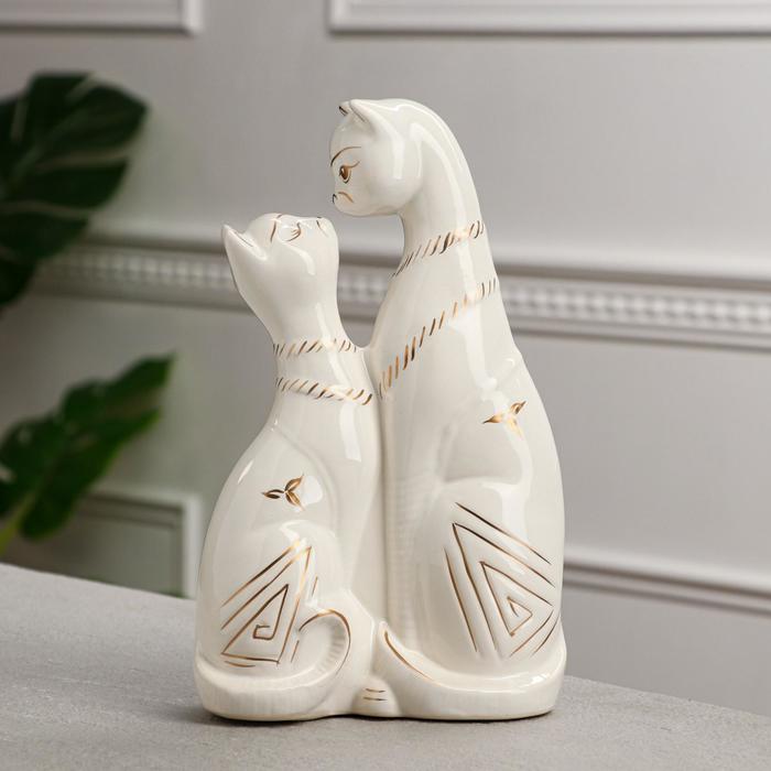 Копилка "Египетские коты", белая, золотистая роспись, 28 см, авторская работа
Копилка "Египетские коты", белая, золотистая роспись, 28 см, авторская работа