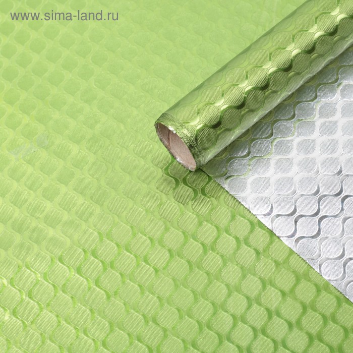 Плёнка металлизированная "Волны", зеленый, 0,7 х 2 м
Плёнка металлизированная "Волны", зеленый, 0,7 х 2 м