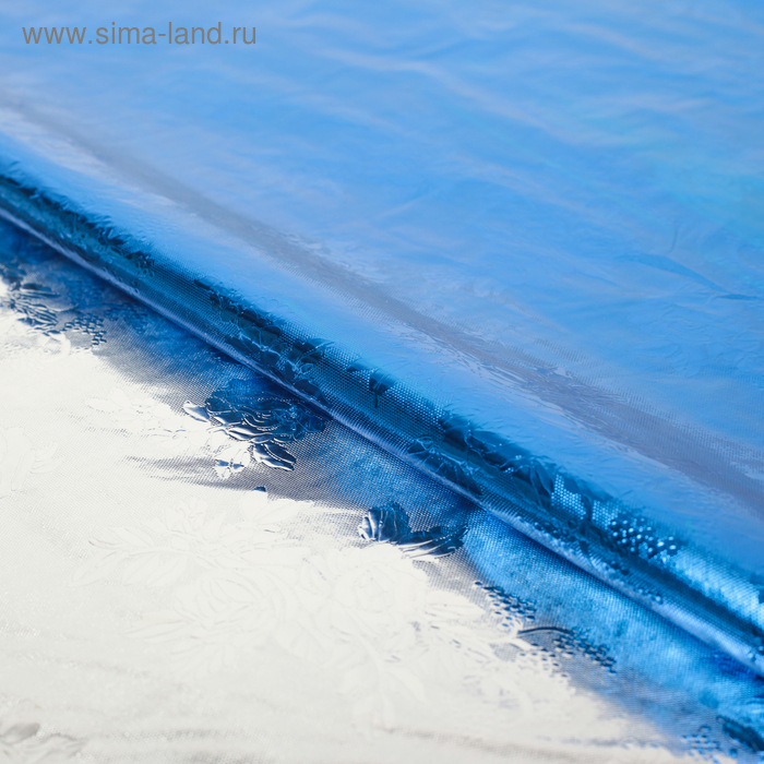 Плёнка металлизированная "Цветы", синий, 70 х 100 см
Плёнка металлизированная "Цветы", синий, 70 х 100 см