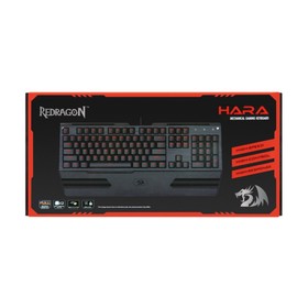 Клавиатура Redragon Hara RU, игровая, проводная, механическая, 104 клавиши, USB, чёрная
Клавиатура Redragon Hara RU, игровая, проводная, механическая, 104 клавиши, USB, чёрная