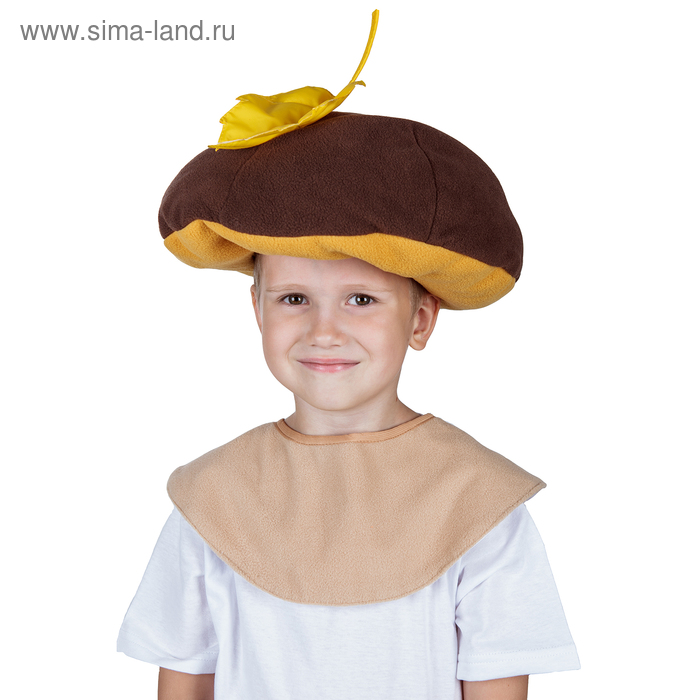 Головной убор "Гриб-боровик", обхват головы 50 см
Головной убор "Гриб-боровик", обхват головы 50 см