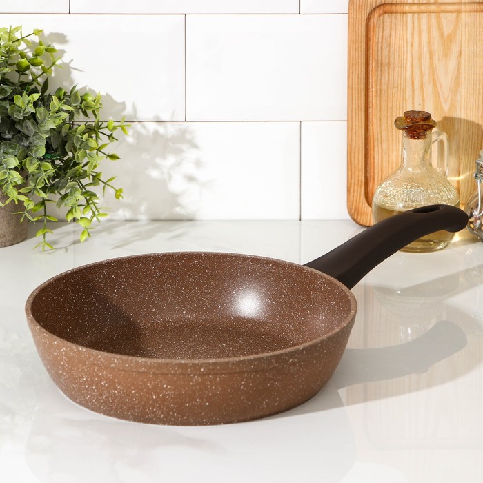 Сковорода «Алтай», d=24 см, ручка soft-touch, антипригарное покрытие, ручка soft-touch, цвет коричневый
Сковорода «Алтай», d=24 см, ручка soft-touch, антипригарное покрытие, ручка soft-touch, цвет коричневый