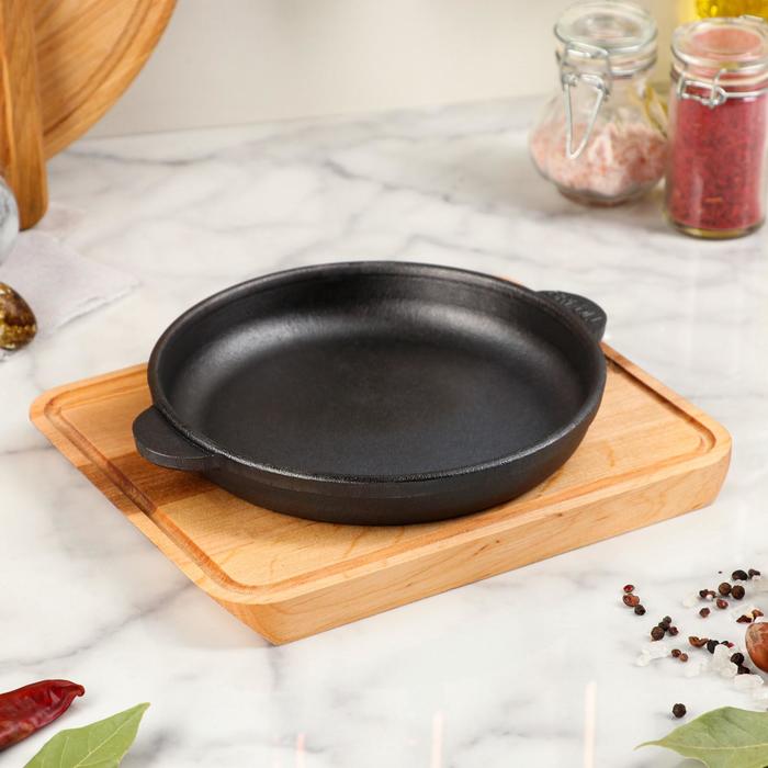 Сковорода чугунная порционная "ХОРЕКА" с подставкой, 160 х 25 мм, ТМ BRIZOLL
Сковорода чугунная порционная "ХОРЕКА" с подставкой, 160 х 25 мм, ТМ BRIZOLL