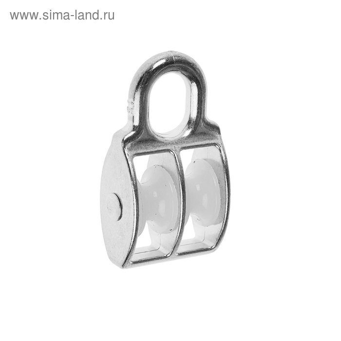 Блок двойной ТУНДРА krep, с нейлоновым шкивом, 15 мм 
Блок двойной ТУНДРА krep, с нейлоновым шкивом, 15 мм