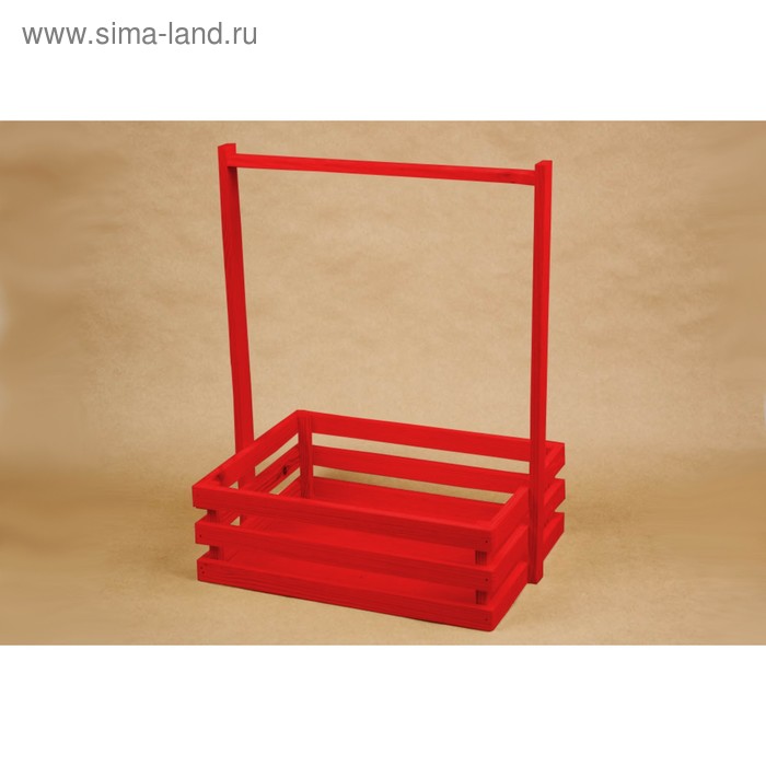 Кашпо деревянное 30×23×40 см "Classic", трёхреечное, с ручкой, красный Дарим Красиво
Кашпо деревянное 30×23×40 см "Classic", трёхреечное, с ручкой, красный Дарим Красиво