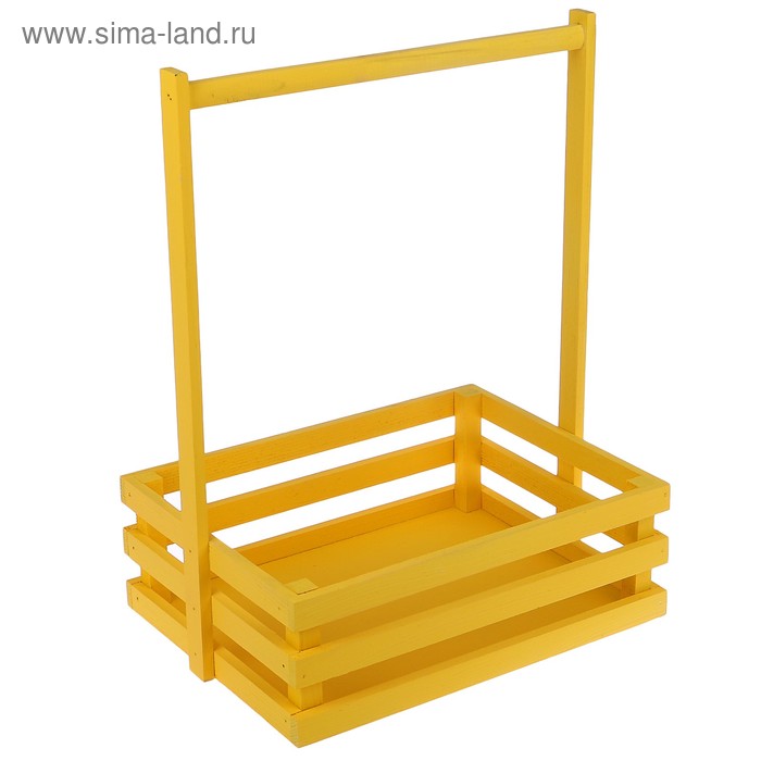 Кашпо деревянное 30×23×40 см "Classic", трёхреечное, с ручкой, жёлтый Дарим Красиво
Кашпо деревянное 30×23×40 см "Classic", трёхреечное, с ручкой, жёлтый Дарим Красиво