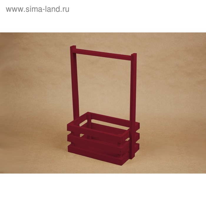 Кашпо деревянное 20×13×34 см "Classic", трёхреечное, с ручкой, малиновый Дарим Красиво
Кашпо деревянное 20×13×34 см "Classic", трёхреечное, с ручкой, малиновый Дарим Красиво