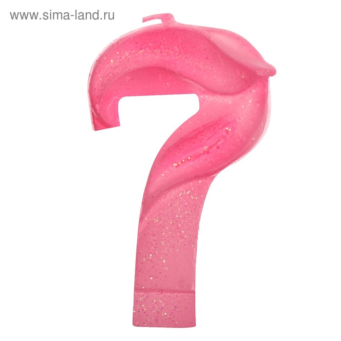 Свеча в торт цифра 7 "С днем рождения" 
Свеча в торт цифра 7 "С днем рождения"