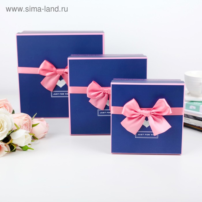 Набор коробок 3 в 1, 21 х 21 х 10 - 14 х 14 х 7 см
Набор коробок 3 в 1, 21 х 21 х 10 - 14 х 14 х 7 см