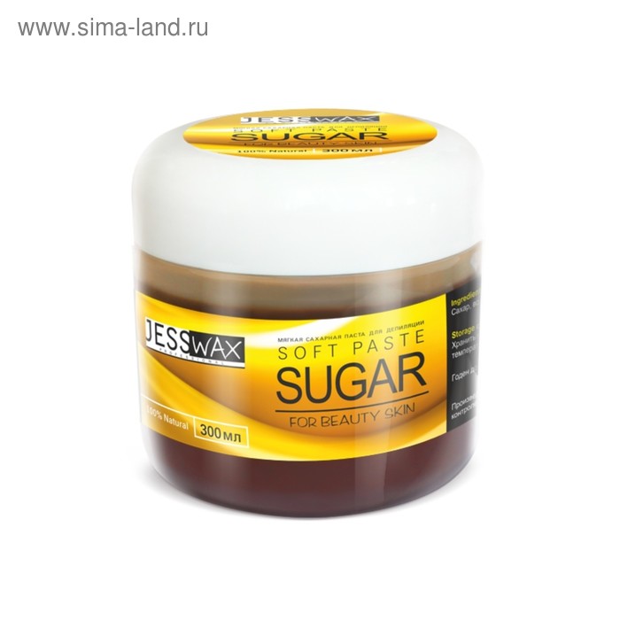 Паста сахарная для депиляции JessWax Soft, 300 г
Паста сахарная для депиляции JessWax Soft, 300 г