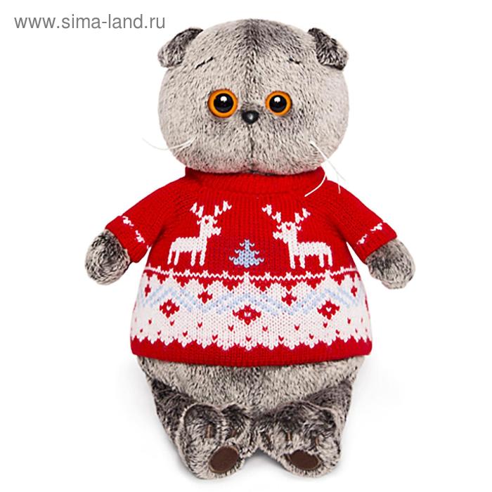 Мягкая игрушка «Басик» в свитере с оленями, 25 см
Мягкая игрушка «Басик» в свитере с оленями, 25 см