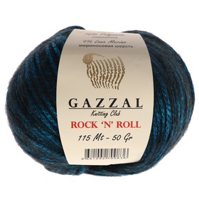 Пряжа "Rock 'N' Roll" 9%меринос. шерсть, 70% полиамид, 21% полиакрил 115/м/50г (13185 бирюз)
Пряжа "Rock 'N' Roll" 9%меринос. шерсть, 70% полиамид, 21% полиакрил 115/м/50г (13185 бирюз)
