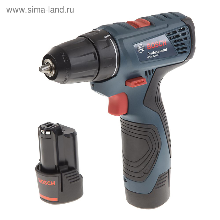 Аккумуляторная дрель-шуруповерт Bosch GSR 120-LI (0.601.9F7.001), 12В, 2х1.5Ач 
Аккумуляторная дрель-шуруповерт Bosch GSR 120-LI (0.601.9F7.001), 12В, 2х1.5Ач