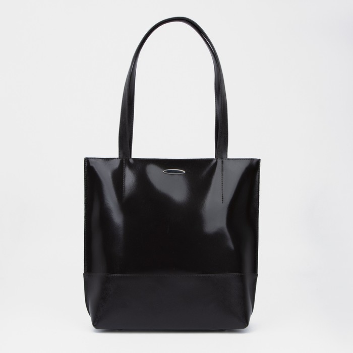 Сумка-тоут на молнии, цвет тёмно-коричневый
Сумка-тоут на молнии, цвет тёмно-коричневый