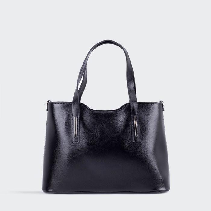 Сумка-тоут на молнии, цвет чёрный
Сумка-тоут на молнии, цвет чёрный