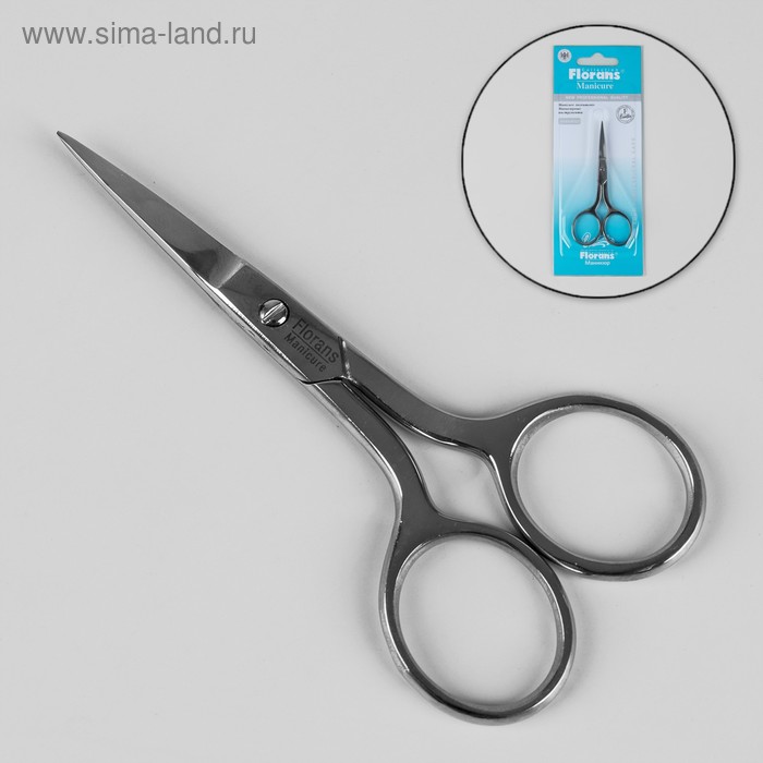 Ножницы маникюрные, прямые, широкие, 9,5 см, цвет серебристый
Ножницы маникюрные, прямые, широкие, 9,5 см, цвет серебристый