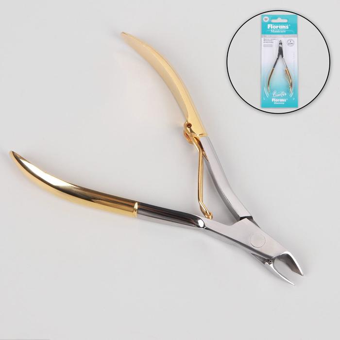 Кусачки маникюрные для кутикулы, 10 см, длина лезвия - 5 мм, цвет серебристый/золотистый
Кусачки маникюрные для кутикулы, 10 см, длина лезвия - 5 мм, цвет серебристый/золотистый