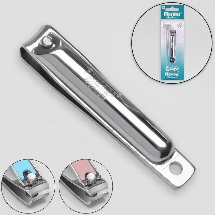 Кусачки-книпсер педикюрные, с пилкой, 8 см, цвет серебристый/розовый
Кусачки-книпсер педикюрные, с пилкой, 8 см, цвет серебристый/розовый