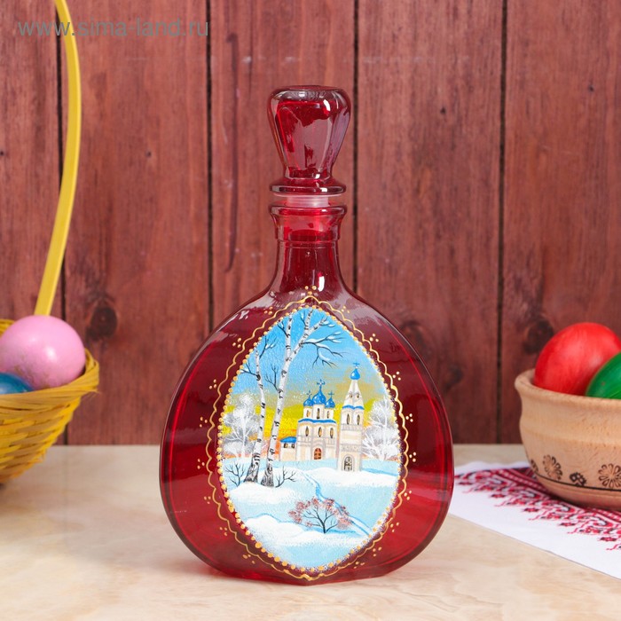 Графин-штоф для святой воды "РУССКИЕ НАРОДНЫЕ МОТИВЫ", ручная роспись, 500мл микс
Графин-штоф для святой воды "РУССКИЕ НАРОДНЫЕ МОТИВЫ", ручная роспись, 500мл микс