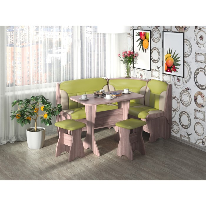 Кухонный уголок универсальный Орхидея 1500х1100х840 Шимо ясень темный/Фисташка беж
Кухонный уголок универсальный Орхидея 1500х1100х840 Шимо ясень темный/Фисташка беж