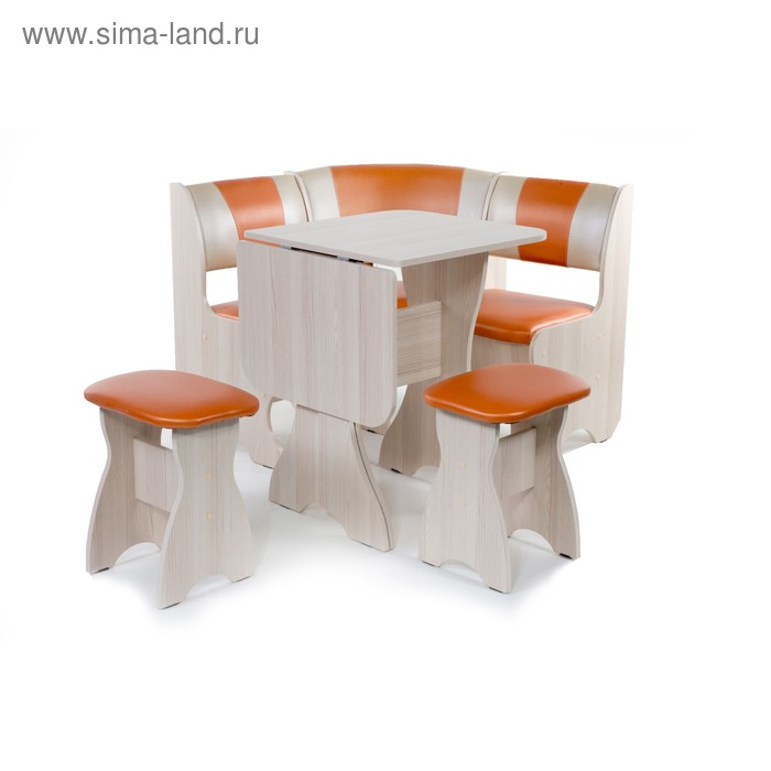 Кухонный уголок универсальный Тюльпан-мини 1000х1000х840 Ясень/Коричневый беж
Кухонный уголок универсальный Тюльпан-мини 1000х1000х840 Ясень/Коричневый беж