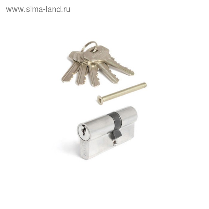 фото Цилиндровый механизм apecs sc-62(28/34)-z-ni, английский ключ, цвет никель
