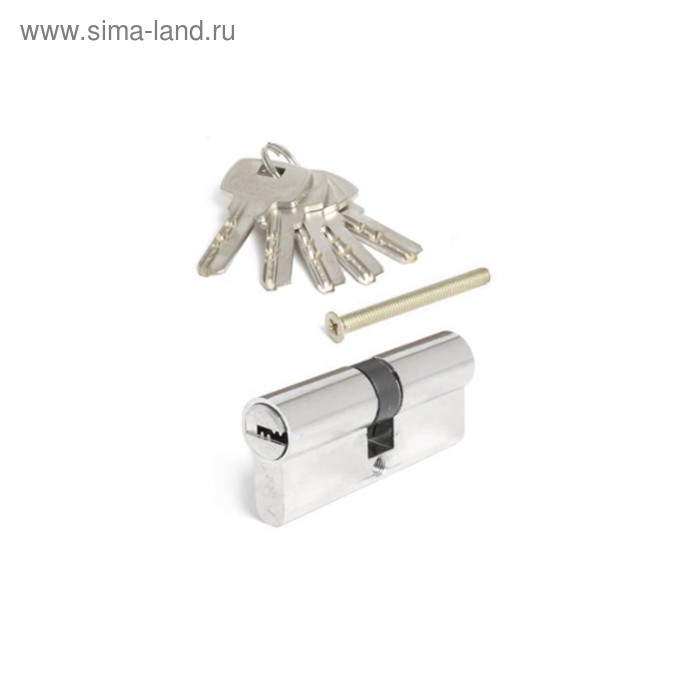 фото Цилиндровый механизм apecs sm-70-ni, перфорированный ключ, цвет никель