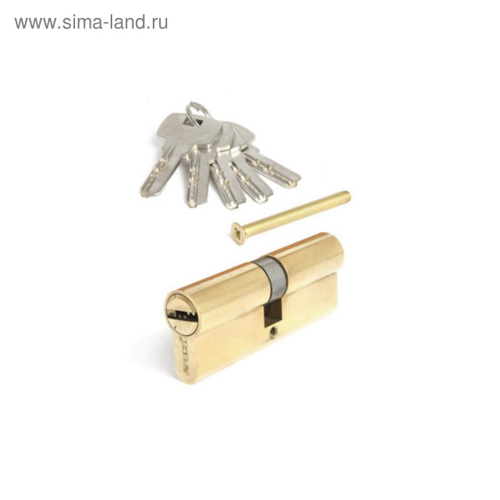 фото Цилиндровый механизм apecs sm-90(35с/55)-c-g, ключ-вертушка, перфорированный, цвет латунь
