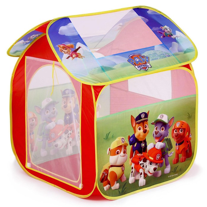фото Детская игровая палатка «щенячий патруль» в сумке играем вместе
