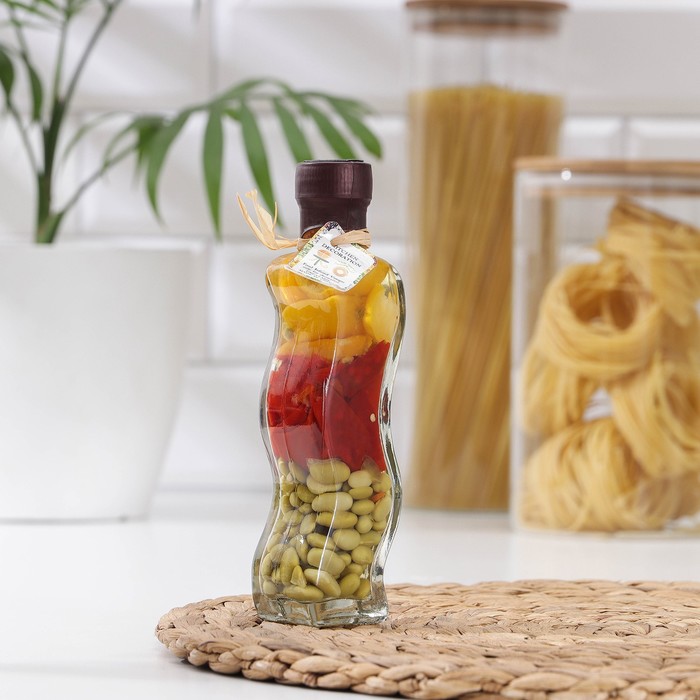 Бутылка декоративная для кухни «Волна», h=16,5 см
Бутылка декоративная для кухни «Волна», h=16,5 см