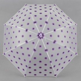 Зонт - трость полуавтоматический «Ромашки», 8 спиц, R = 45 см, цвет сиреневый
Зонт - трость полуавтоматический «Ромашки», 8 спиц, R = 45 см, цвет сиреневый