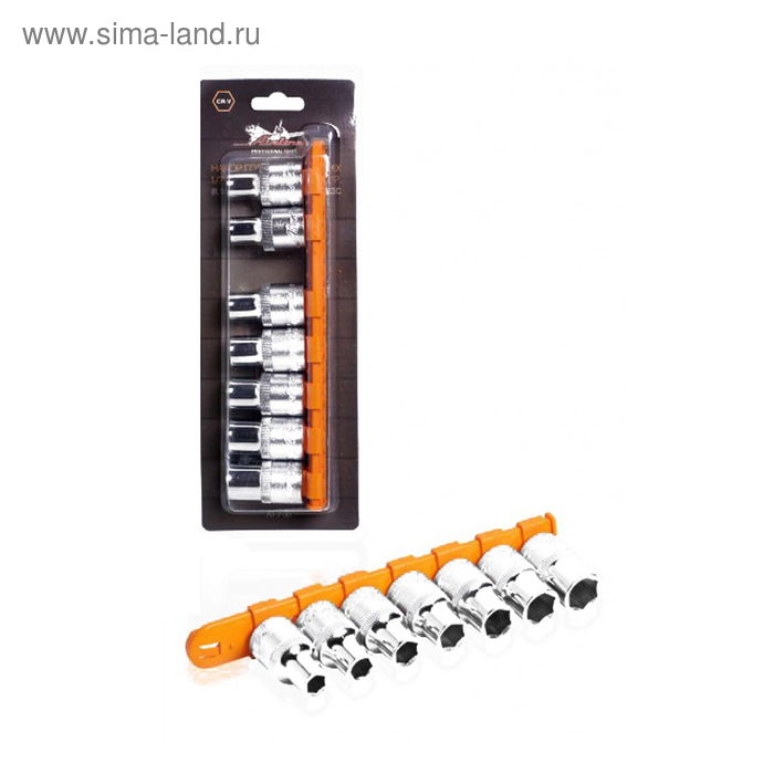 Набор торцевых головок Airline AT-7-30, 1/2" DR, шестигранные, 7 предметов, 8-14 мм
Набор торцевых головок Airline AT-7-30, 1/2" DR, шестигранные, 7 предметов, 8-14 мм