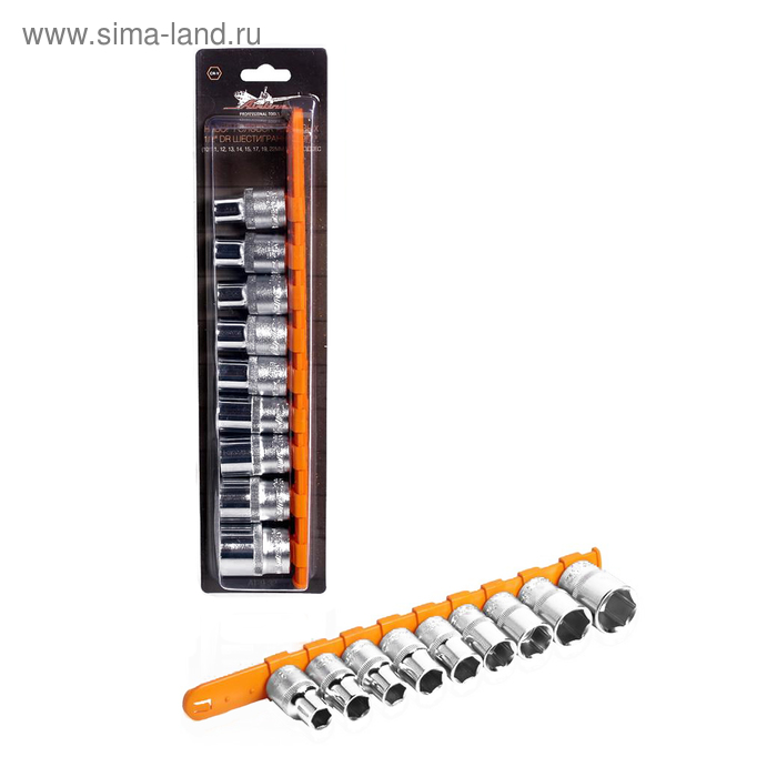 Набор торцевых головок Airline AT-9-32, 1/2" DR, шестигранные, 9 предметов, 10-22 мм
Набор торцевых головок Airline AT-9-32, 1/2" DR, шестигранные, 9 предметов, 10-22 мм