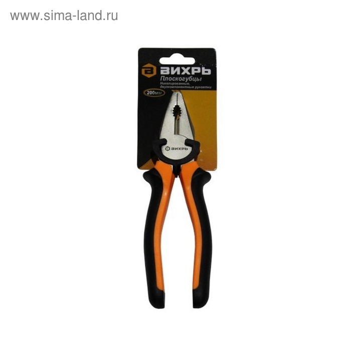 Плоскогубцы "Вихрь" 73/6/3/8, 200 мм., никелированные, двухкомпонентные рукоятки
Плоскогубцы "Вихрь" 73/6/3/8, 200 мм., никелированные, двухкомпонентные рукоятки