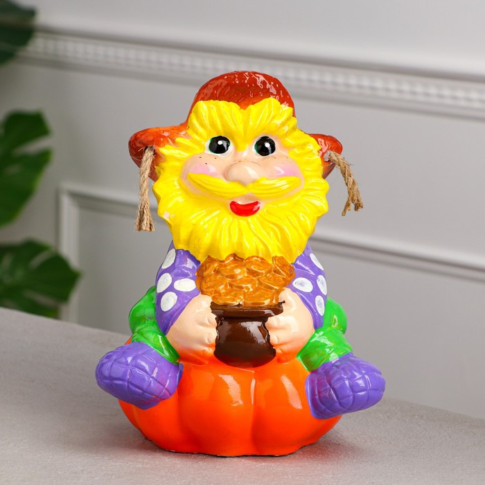 Копилка "Нафаня на тыкве", керамика, 26 см, микс
Копилка "Нафаня на тыкве", керамика, 26 см, микс