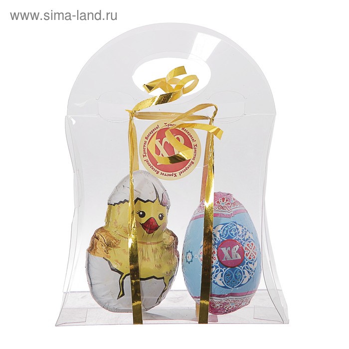 Фигурка шоколадная «Цыплёнок и яйцо», в подарочной сумочке, 50 г
Фигурка шоколадная «Цыплёнок и яйцо», в подарочной сумочке, 50 г
