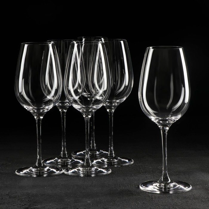Набор бокалов для вина «Престиж», 450 мл, 6 шт 
Набор бокалов для вина «Престиж», 450 мл, 6 шт