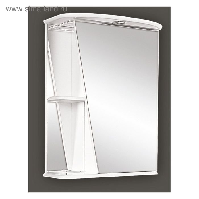 Шкаф-зеркало Misty "Бриз-55", с подсветкой, правое
Шкаф-зеркало Misty "Бриз-55", с подсветкой, правое