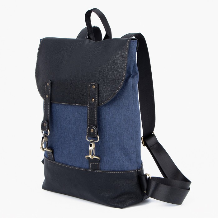 Рюкзак молодёжный, отдел на молнии, цвет синий/чёрный
Рюкзак молодёжный, отдел на молнии, цвет синий/чёрный