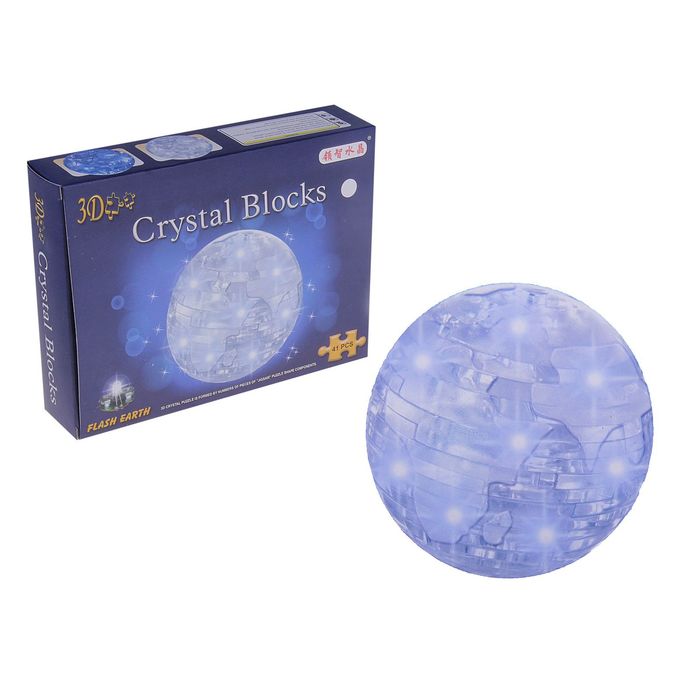 Пазл 3D кристаллический «Шар», 41 деталь, световые эффекты, работает от батареек
Пазл 3D кристаллический «Шар», 41 деталь, световые эффекты, работает от батареек