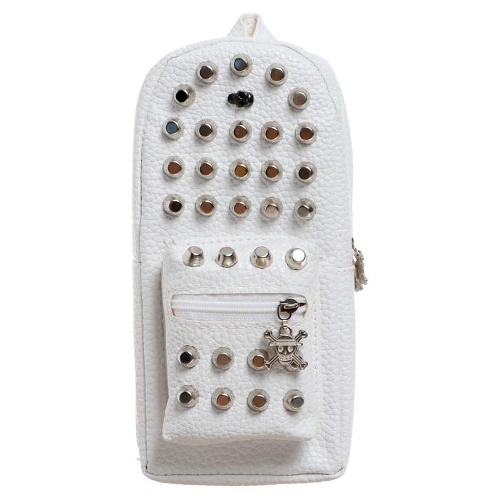 Пенал школьный "Рюкзачок" на молнии, белый
Пенал школьный "Рюкзачок" на молнии, белый