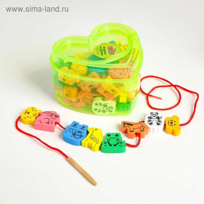 Шнуровка в банке 60 деталей "Животные", 2 иглы дерев , 2 шнурка, цвета МИКС, бусины: 3 × 2 см, 3 × 3 см
Шнуровка в банке 60 деталей "Животные", 2 иглы дерев , 2 шнурка, цвета МИКС, бусины: 3 × 2 см, 3 × 3 см