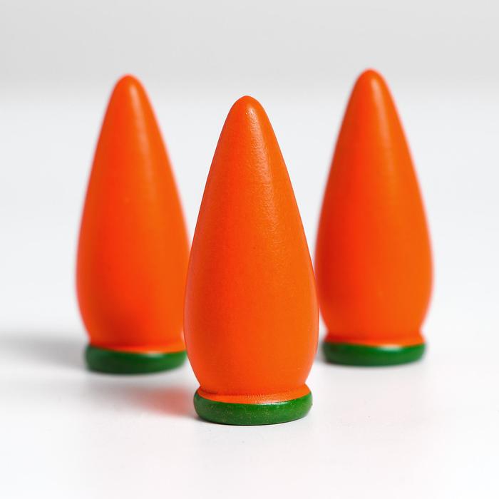 фото Счётный материал "морковь", набор 12 шт. лесная мастерская