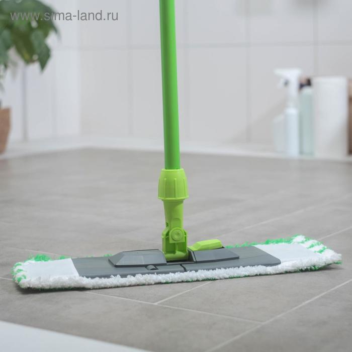Швабра для мытья пола плоская, ручка 120 см , насадка микрофибра 40×10 см, цвет МИКС
Швабра для мытья пола плоская, ручка 120 см , насадка микрофибра 40×10 см, цвет МИКС