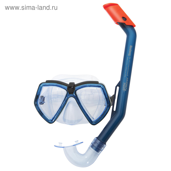 фото Набор для плавания ever sea, маска, трубка, от 7 лет, цвета микс, 24027 bestway