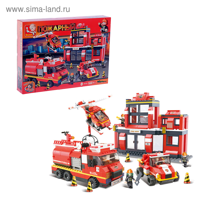 Конструктор «Пожарная станция», 693 детали
Конструктор «Пожарная станция», 693 детали