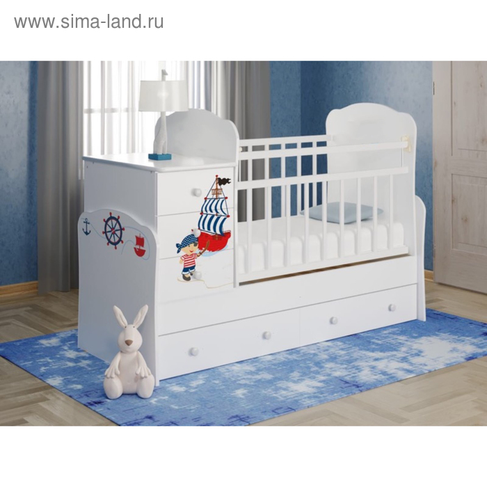 Детская кровать-трансформер Infanzia, серия Pirate
Детская кровать-трансформер Infanzia, серия Pirate